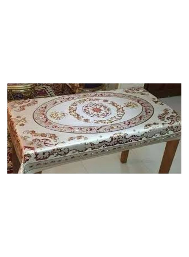 مفرش طاولة منقوش قابل للمسح - Image 1