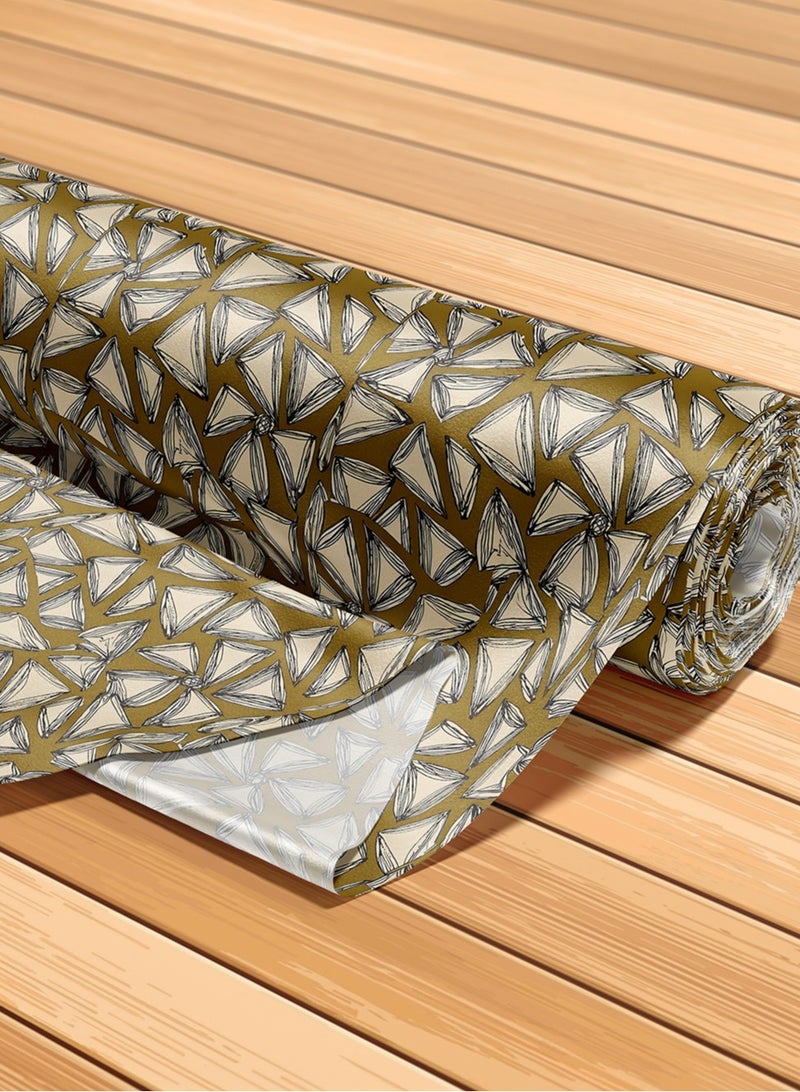 فيلاتو Ø¬Ù„Ø§Ø¨ÙŠØ© Ù…Ø®ÙˆÙŠØ± Ø§Ù„Ù„ÙŠÙ„ Ø¹Ø±Ø§Ù…Ù†ÙŠØŒ Ù‚Ù…Ø§Ø´ Ø­Ø±ÙŠØ± Ø¨Ø§Ù„ÙŠØ§Ø±Ø¯Ø©ØŒ Ø°Ù‡Ø¨ÙŠØŒ Ø£Ø³ÙˆØ¯ØŒ Ù†Ù‚Ø´ Ù‡Ù†Ø¯Ø³ÙŠØŒ Ø®ÙŠØ§Ø·Ø©ØŒ Ø¹Ø±Ø¶ 58 Ø¨ÙˆØµØ© - Image 5