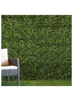 Artificial Fence Mimosa Decorative Fence Cover With Plastic Plant Decor Uv Resistant Faux Plants Greenery Artificial Hedges For Home Garden Indoor Outdoor 100x200 cm Green