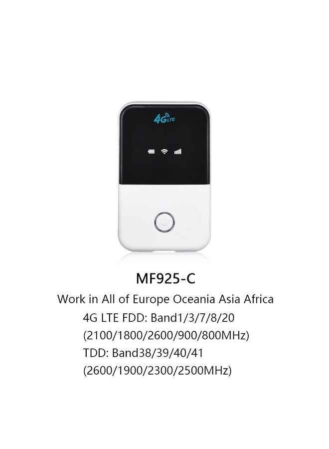 general Portable WiFi Router, 4G Travel Wi-Fi Hotspot, High Speed 4G Mobile WiFi Hotspot Router, Portable WiFi Adapter for Mobile Phone, Laptop, Desktop Tablet (Eurasian Version) - Image 4