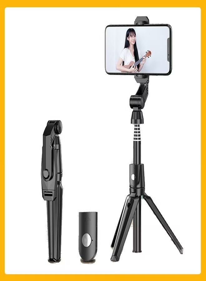 K21 Selfie Stick Tripod Bluetooth Remote Control Foldable LightWeight Tripod 360 Degree Rotating Expandable Phone Holder - Image 2