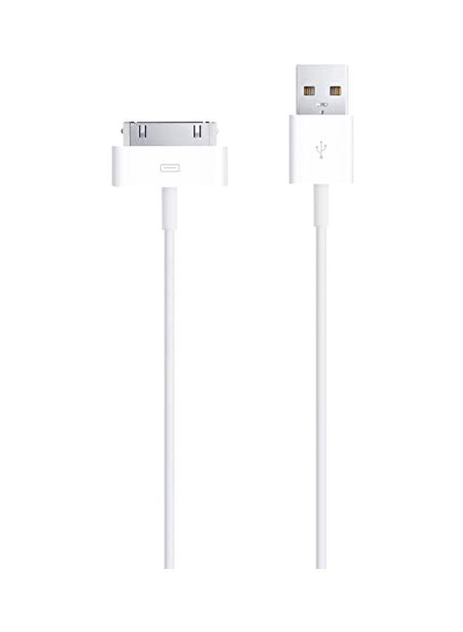 نيبمينينت كابل للشحن ومزامنة البيانات لجهاز أبل آي باد من الجيل 1/ 2/ 3 أبيض/فضي - Image 3