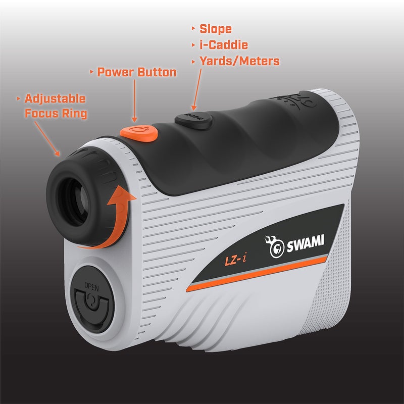IZZO Golf Swami Laser Rangefinder with Slope, Pin Lock & Club Suggestion, 800 Yards Range, Soft Shell Carry Case - Image 2