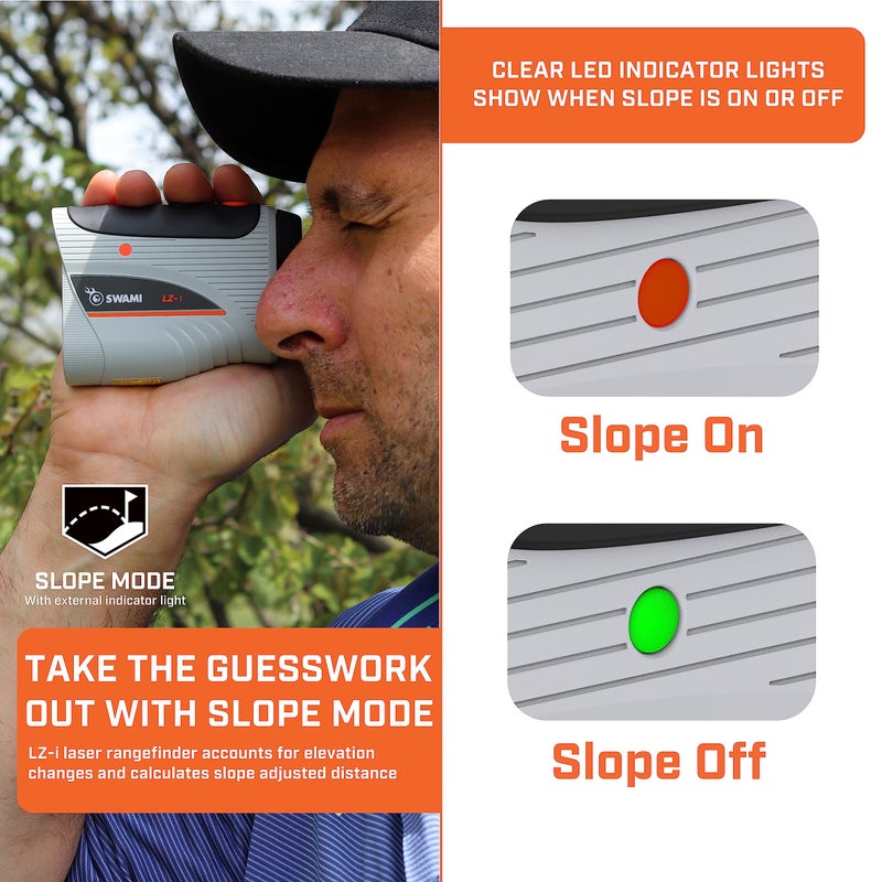 IZZO Golf Swami Laser Rangefinder with Slope, Pin Lock & Club Suggestion, 800 Yards Range, Soft Shell Carry Case - Image 5