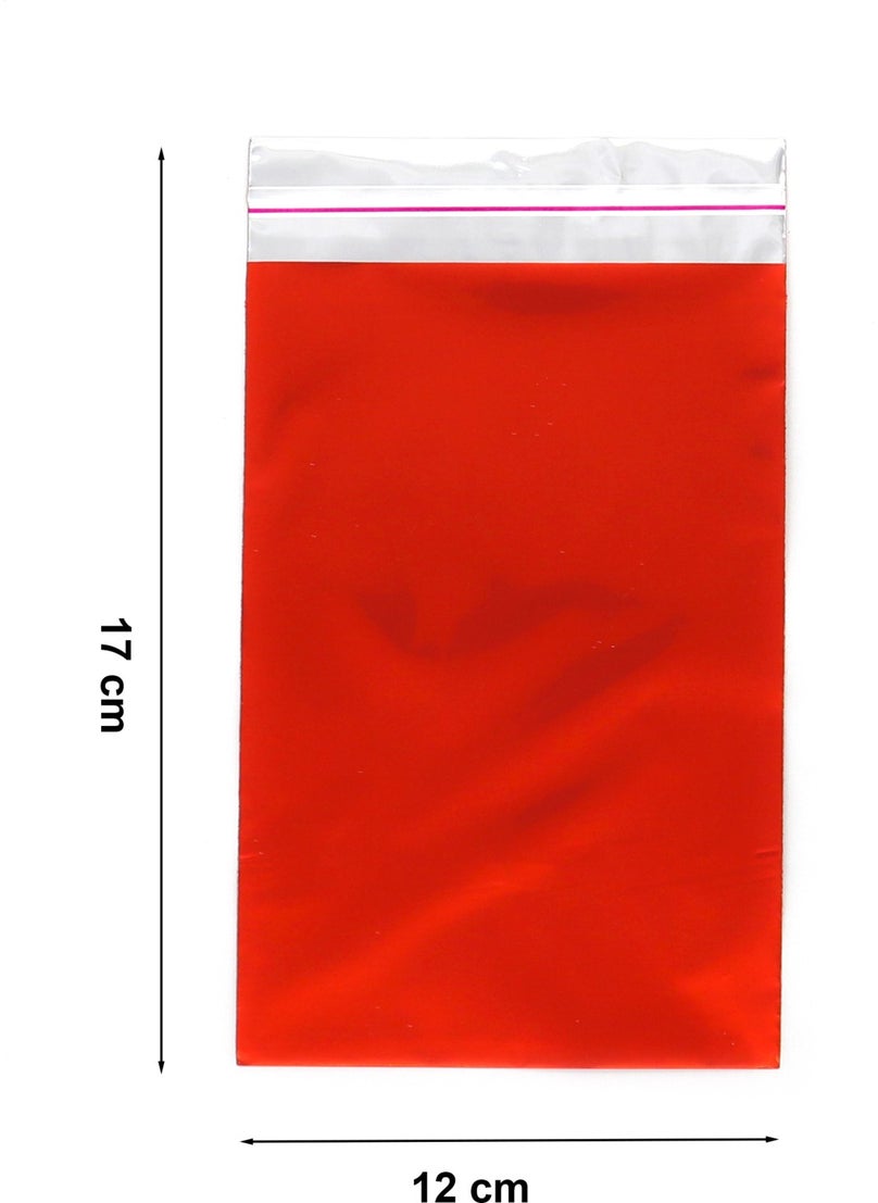 Repro Design 12X17 Luxury Red Color Metalized Gift Package 50 Pieces  - Image 2