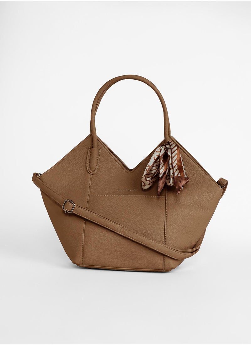 Haute Sauce - Women's The Pike Tote Bag - Chocolate Brown - Image 1