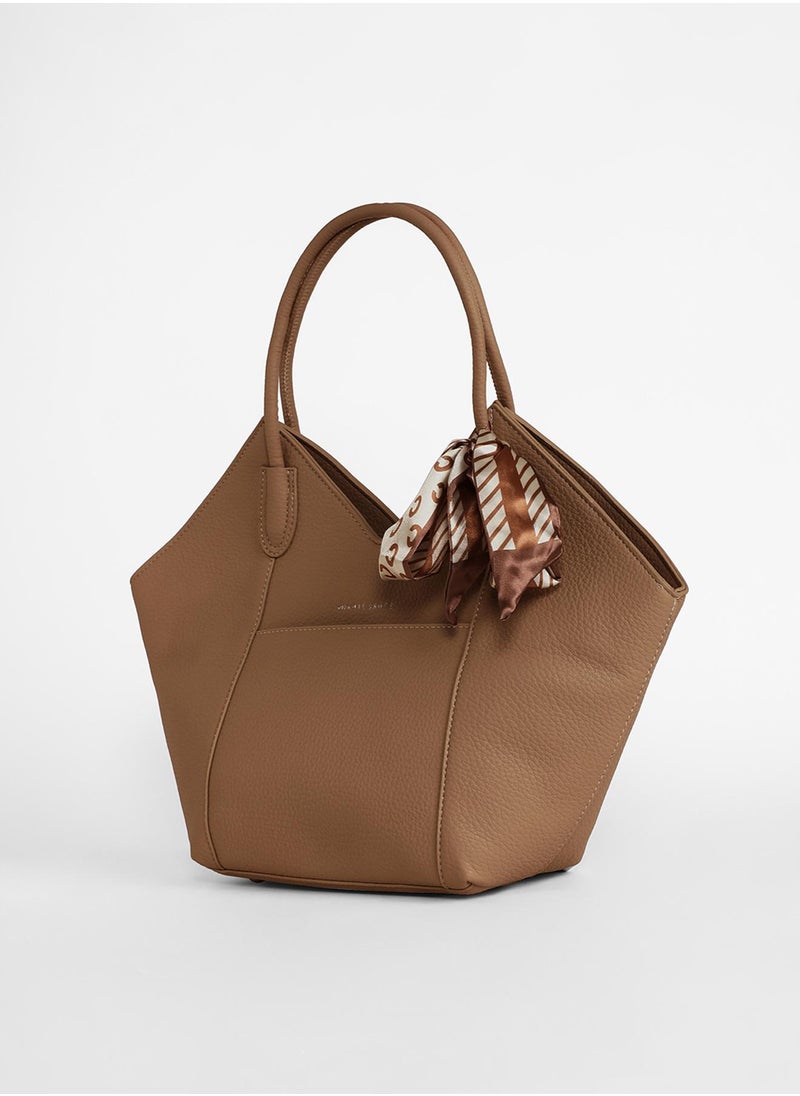 Haute Sauce - Women's The Pike Tote Bag - Chocolate Brown - Image 1