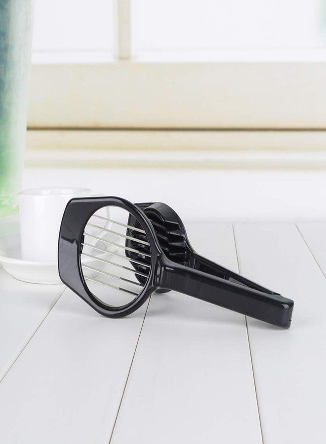 زيرون قطاعة بيض، قطاعة بيض بمقبض طويل، قطاعة فطر وطماطم وفواكه، شفرات من الفولاذ المقاوم للصدأ، أداة منزلية للمطبخ أو البار - Image 2