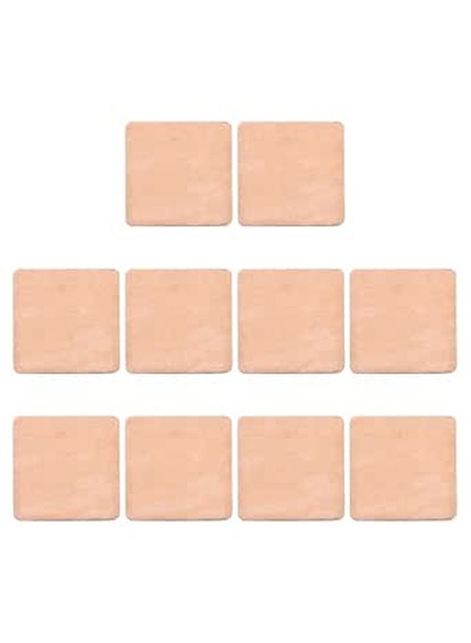 10pcs High Thermal Conductivity Copper Cooling Pads for GPU CPU RAM IC Chips Computer Passive Heat Sink - Image 1