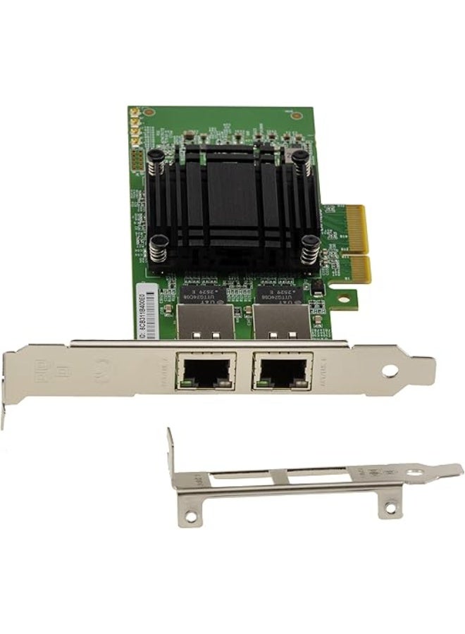 PCIe Gen 4 Dual LAN Ethernet Adapter Card, 2 Port RJ45 Network Controller for High Speed Wired Connectivity - Image 2