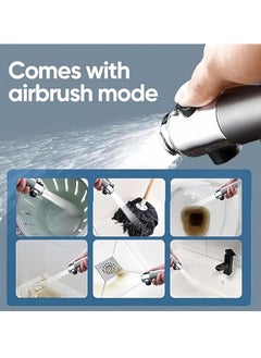 Necomi High Pressure Handheld Shower Set, Head 3 Modes Accessories Set Massage High Pressure Adjustable Shower Heads with Hose, Bracket, Rubber Washers, and Filters  - Image 5