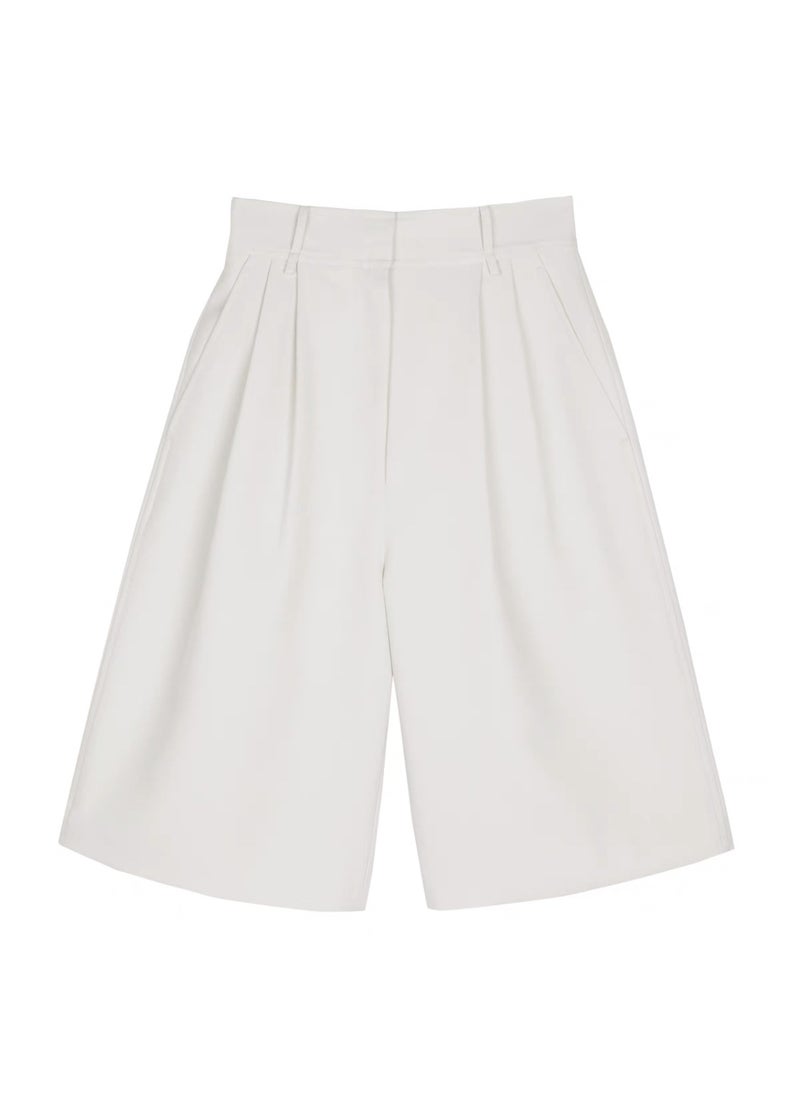 Generic Summer Lightweight High-Waist A-Line Shorts for Women Grey  - Image 3