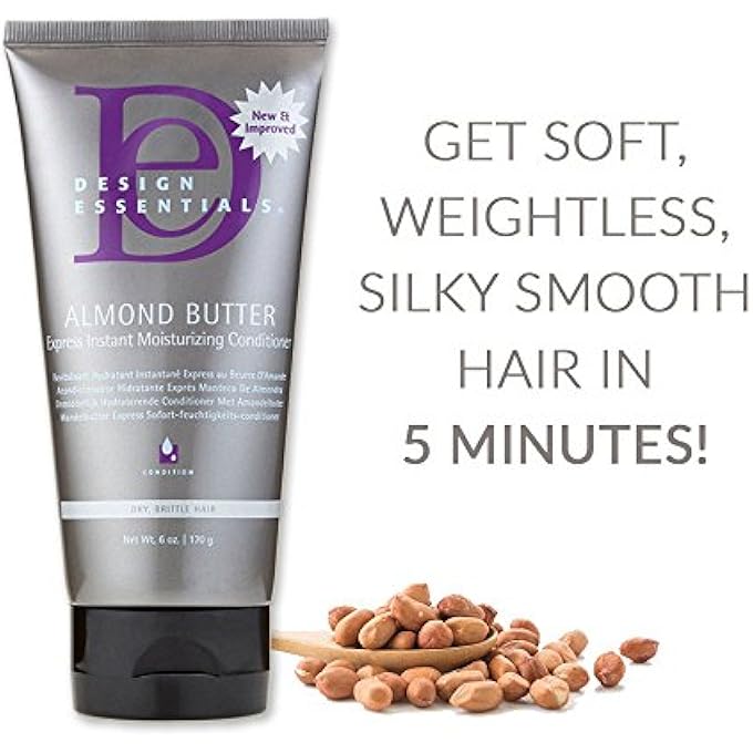 Design Essentials ALMOND BUTTER EXPRESS INSTANT MOISTURIZING CONDITIONER, 6 OUNCES - Image 3