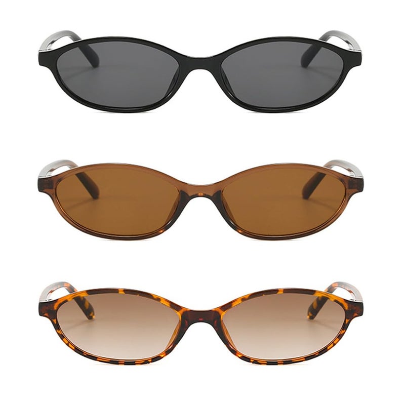 GOBIGER Rectangle Small Frame Sunglasses Fashion Designer Square Shades for women - Image 3