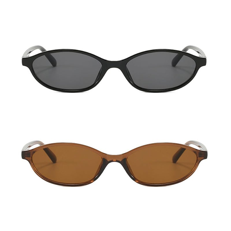 GOBIGER Rectangle Small Frame Sunglasses Fashion Designer Square Shades for women - Image 1
