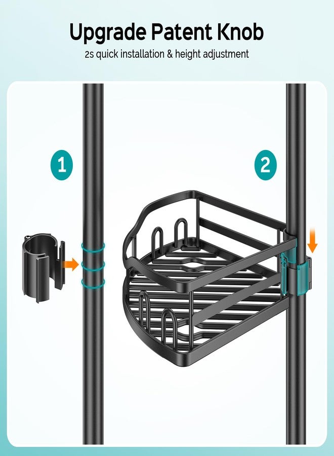 HAMITOR shower caddy tension pole - black 1 - Image 2