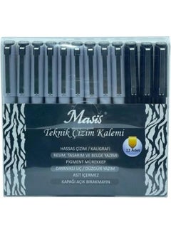 Masis Technical Drawing Pen Set of 12 / 