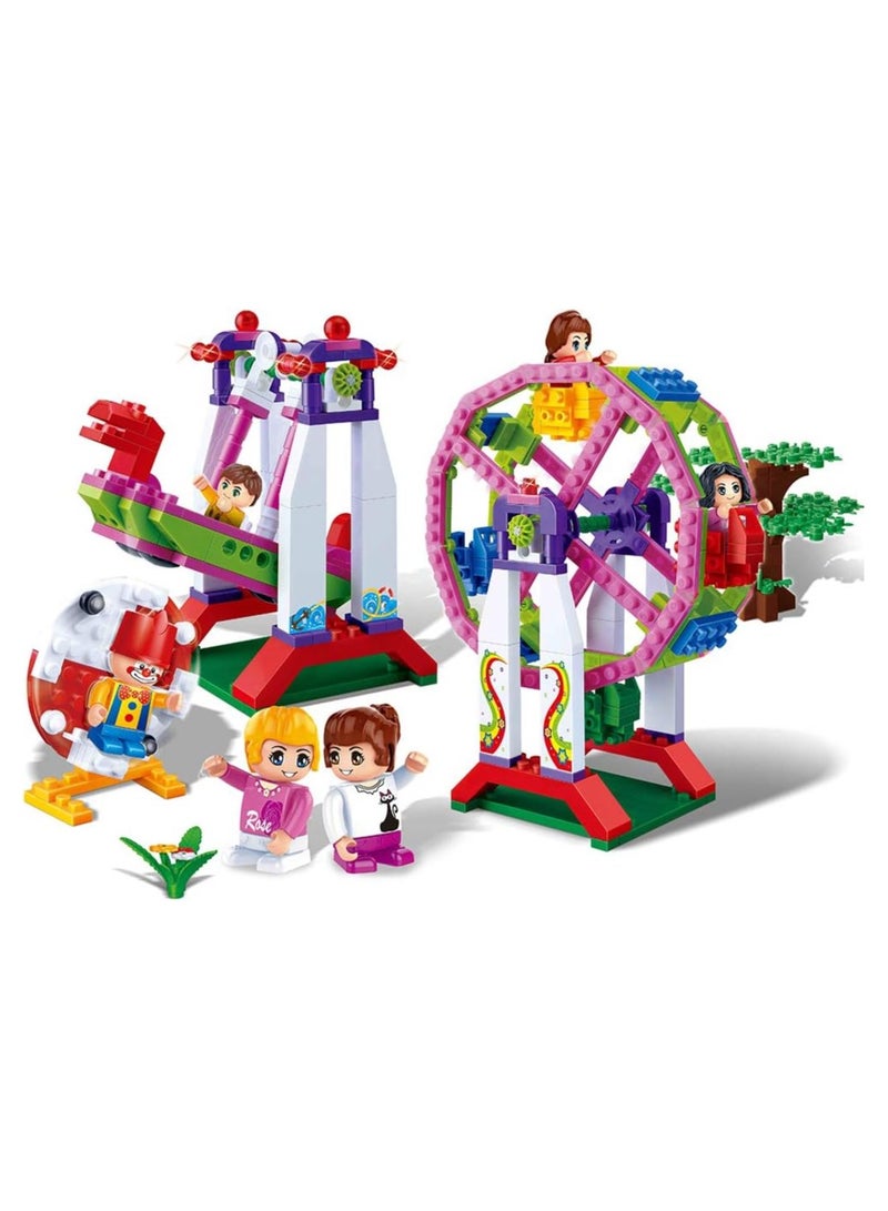 بانباو - مجموعة مكعبات مدينة الملاهي العصرية المكونة من 401 قطعة - Image 2