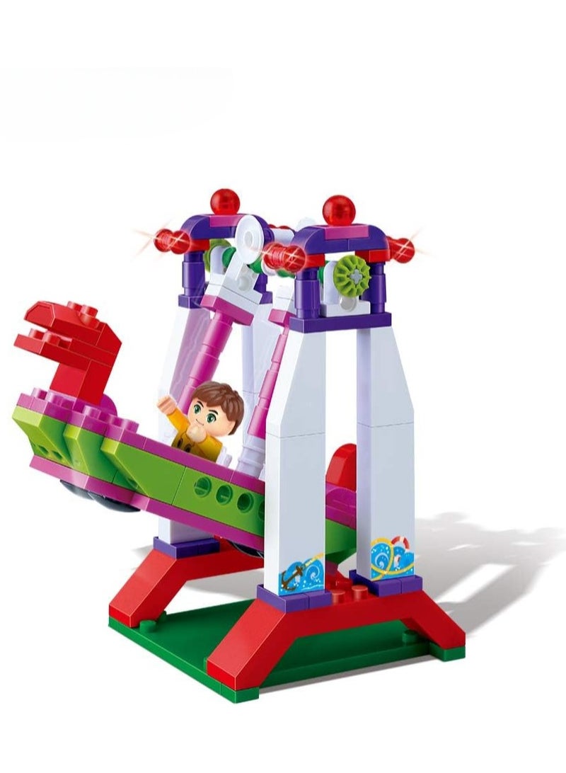 بانباو - مجموعة مكعبات مدينة الملاهي العصرية المكونة من 401 قطعة - Image 5