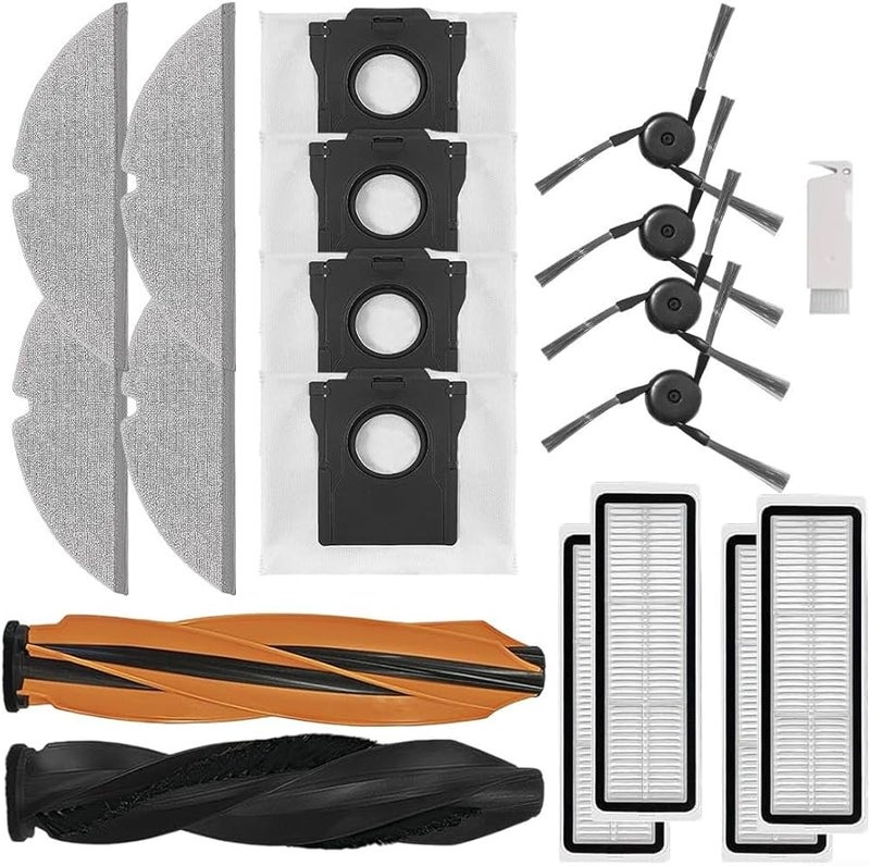 Dreame D20 Plus Replacement Parts Set With Double Roller Brush And Mop Cloths - Image 2