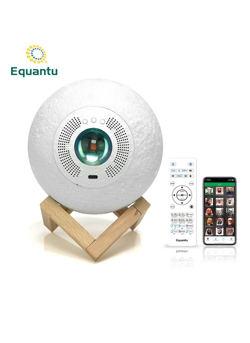 Equantu - Sunset Projection Moon Lamp Qur'an Speaker - Image 1