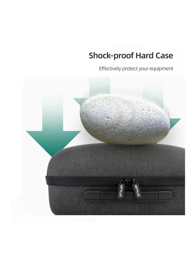 Hard Carrying Case for PS VR2, Protective Case for PSVR 2 Gaming Virtual Reality Headset and Controller Accessories for Travel, Shockproof, Storage and Portable Protection