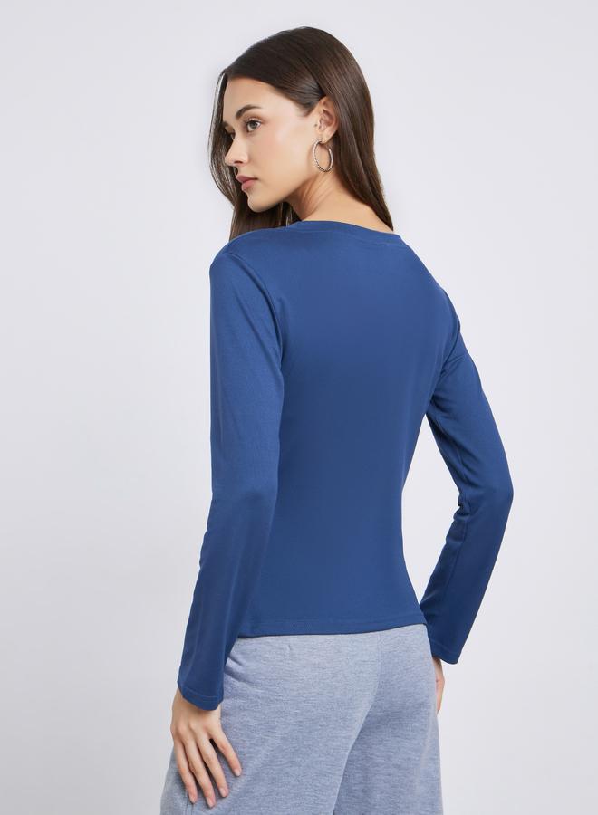 Styli Regular Fit Bow Embroidered T-Shirt - Image 4