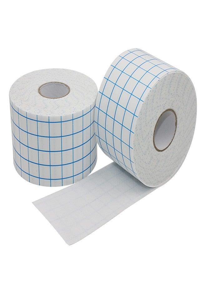 COMOmed شريط لاصق طبي مطاطي غير منسوج من COMOmed - شريط لاصق طبي مطاطي - 2 بوصة × 10 ياردات × قطعتين - Image 1