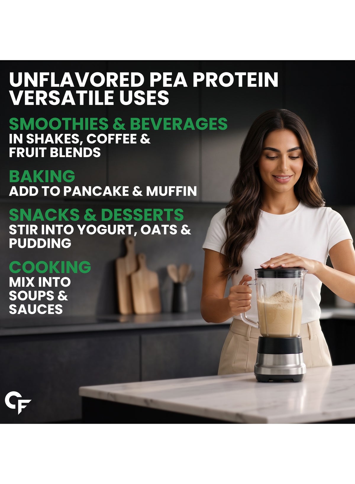 Carbamide Forte Pea Protein Isolate 30G Per Serving | Plant Based Protein Powder Isolate With 4.8G Bcaa | 100% Pure Unflavoured Plant Pea Protein Powder - 500G