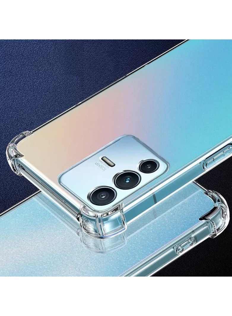 فيسوس حالة واضحة الحواف المعززة TPU الوفير مضاد للصدمة الخدش الغطاء ل vivo v23 5g - Image 3