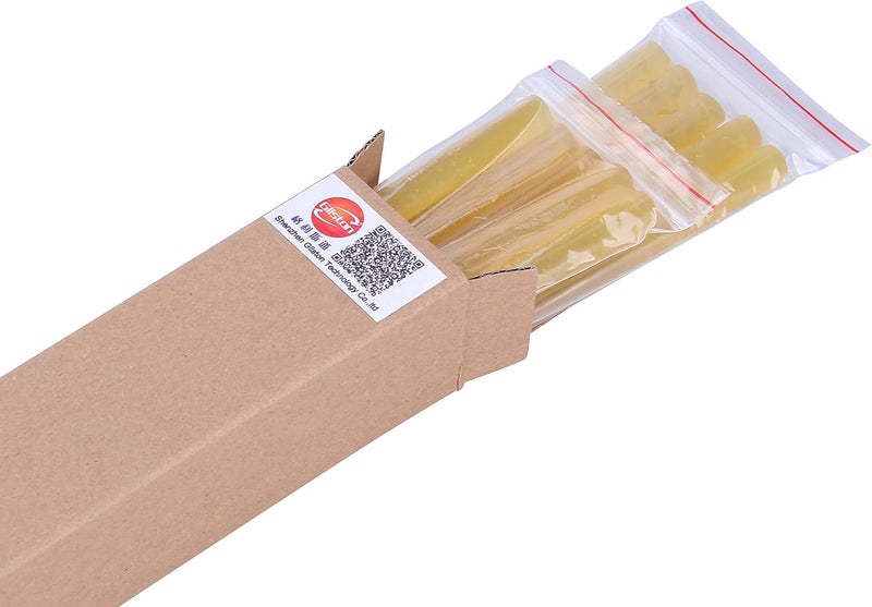 GLISTON Dent Repair Glue Sticks, Paintless Dent Puller Tool Glue Stick for Hot Glue Gun Car Repair Dent Rmover Tool Set - 10 PCS Yellow Glue Sticks - Image 4