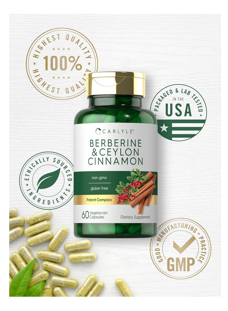 مركب بربارين مع قرفة سيلان 2000 مجم، 60 كبسولة - Image 3