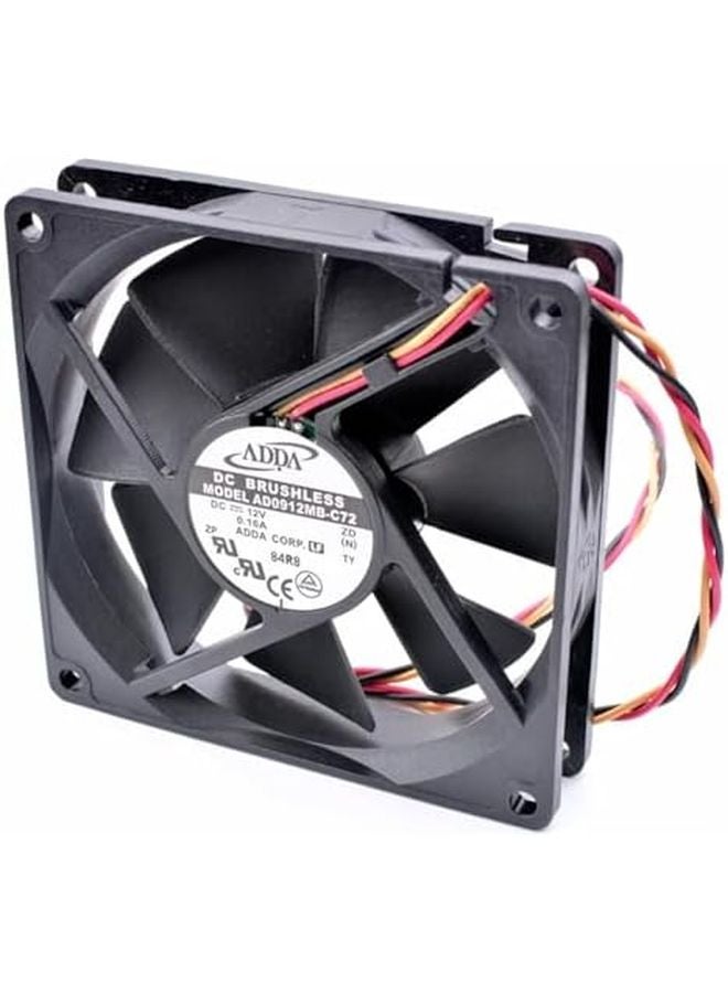Original Plug 90mm 12V DC Computer Case CPU Cooling Fan 90x90x20mm 0 16A AD0912MB C72 - Image 3