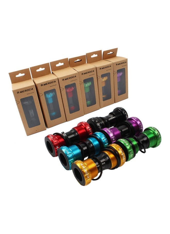 NIBEMINENT - Mountain Bike Colorful Bottom Bracket Axle Integrated Hollow BB Bicycle Threaded Screw-in Center 10*10*10cm - Image 1