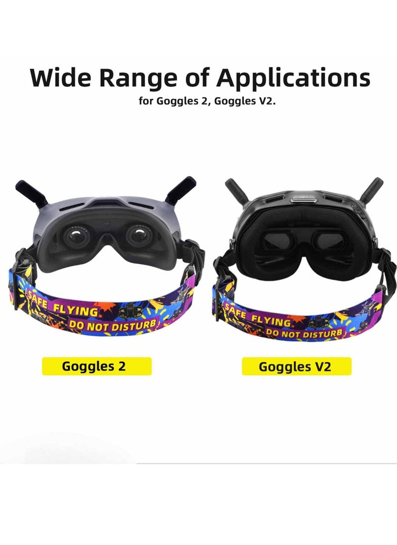 Excefore - Adjustable Head Strap for DJI Avata Goggles 2/DJI FPV Goggles V2,Soft Detachable Accessories for DJI FPV Combo Goggles V2 - Image 1