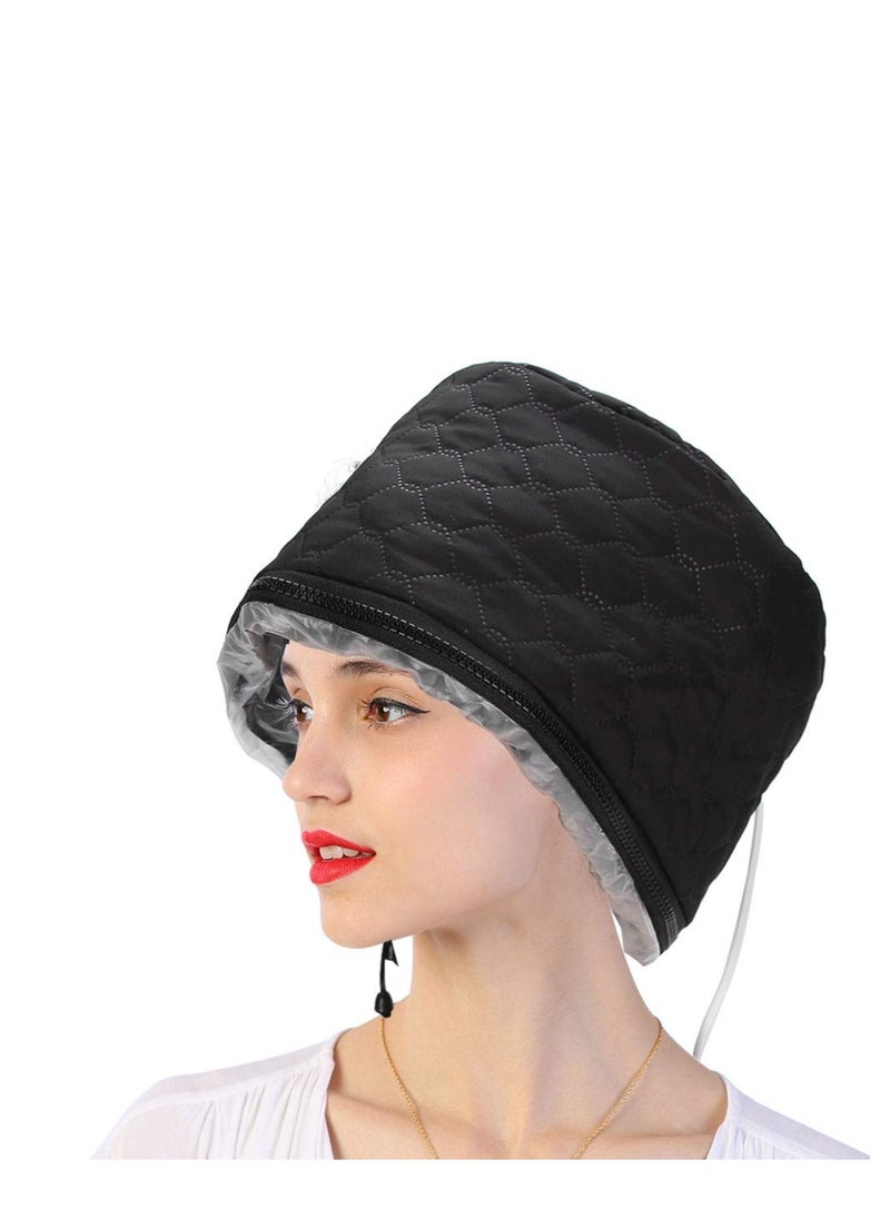 Yinhing Hair Steamer Cap, Corded Electric Thermal Heat Cap for Deep Conditioning, Hair Care Hat Hair Steamer Thermal Heating Cap For Home Spa(US Plug)  - Image 1