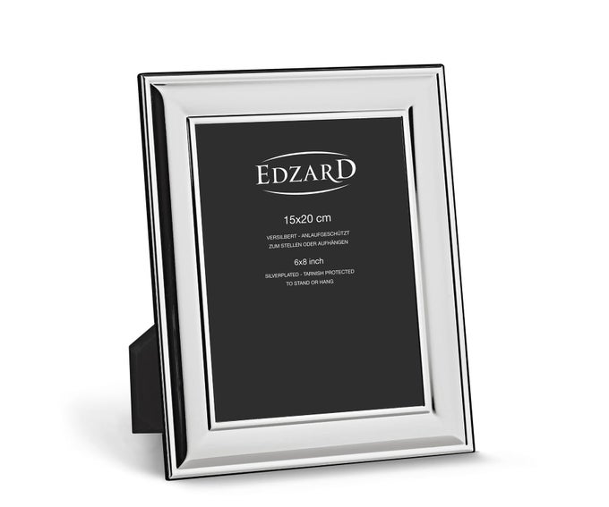 PHOTO FRAME SUNSET 6X8 INCH 15X20 CM SILVER PLATED PICTURE FRAME TARNISH PROTECTED