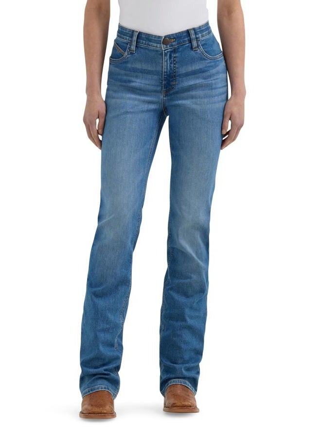 Wrangler Women's Willow Mid Rise Performance Waist Boot Cut Ultimate Riding Jean, Sophia, 25-34 - Image 1