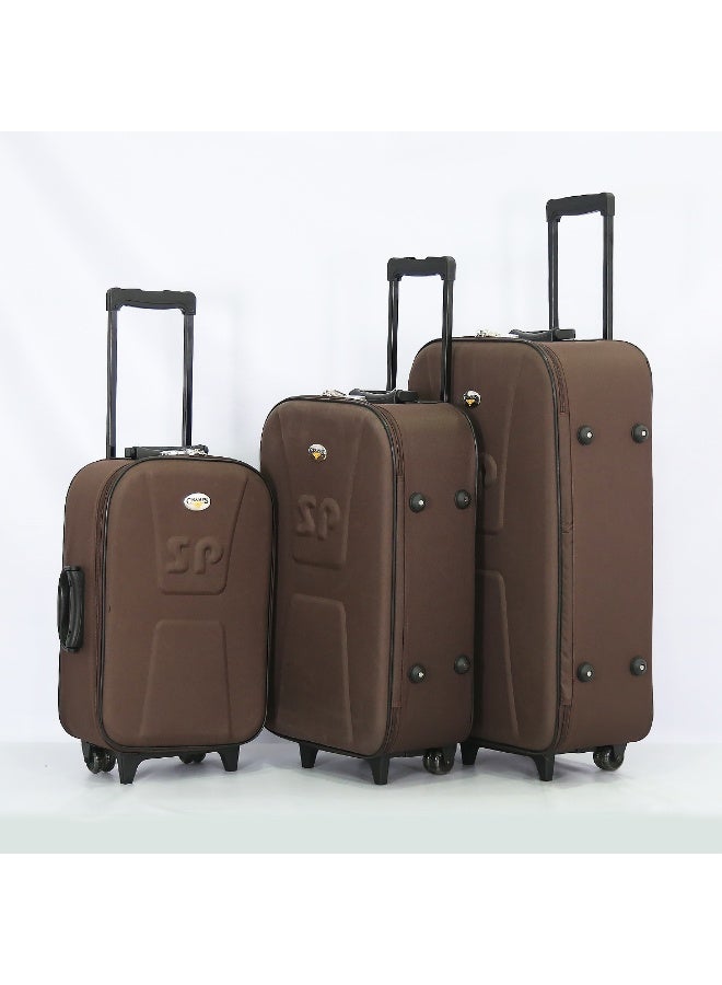 CHAMPS مجموعة حقائب شامبس الناعمة 3 قطع - Image 1