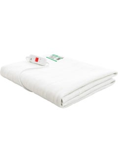 OMAK White Single Electric Blanket 