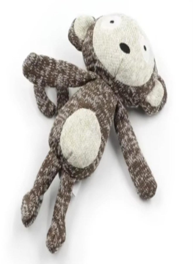 Set of 2 Plush Dog Toys – Monkey & Bunny, Soft Durable Squeaky Pet Toys for Interactive Play - Image 5