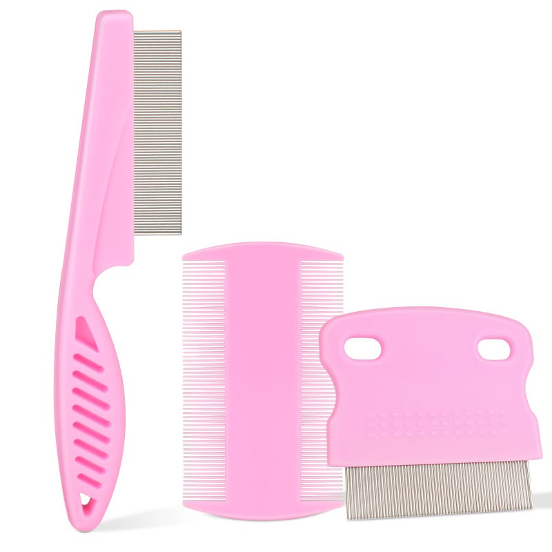 Jegtew 4 Pack Double sided Flea Comb,for Cats and Dogs - Image 1