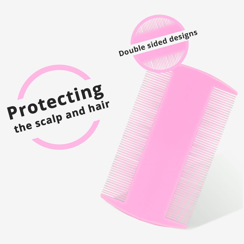 Jegtew 4 Pack Double sided Flea Comb,for Cats and Dogs - Image 4