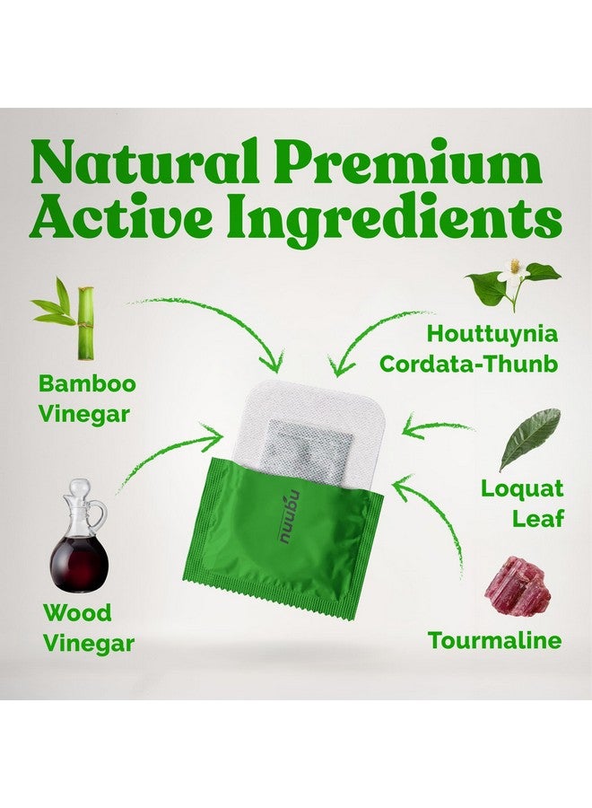 نووبو وسادات قدم للتنظيف العميق من أجل نوم أفضل والعناية بالقدم، وسادات قدم عضوية يابانية ممتازة مع مسحوق الزنجبيل (10 قطع) - Image 4