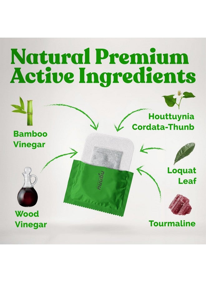 نووبو وسادات قدم للتنظيف العميق من أجل نوم أفضل والعناية بالقدم، وسادات قدم عضوية يابانية ممتازة مع مسحوق الزنجبيل (10 قطع) - Image 3