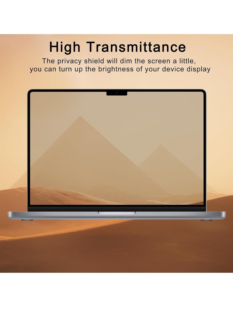 Generic - 1Pack Privacy Screen Protector for Macbook Air 15 inch 2022 M2 (A2941)/2024 M3(A3114)/2025 M4(A3241),Magnetic Installation Screen Protector, Anti-Blue Light Screen Filter, Compatible with Macbook Air 15.3 inch - Image 1