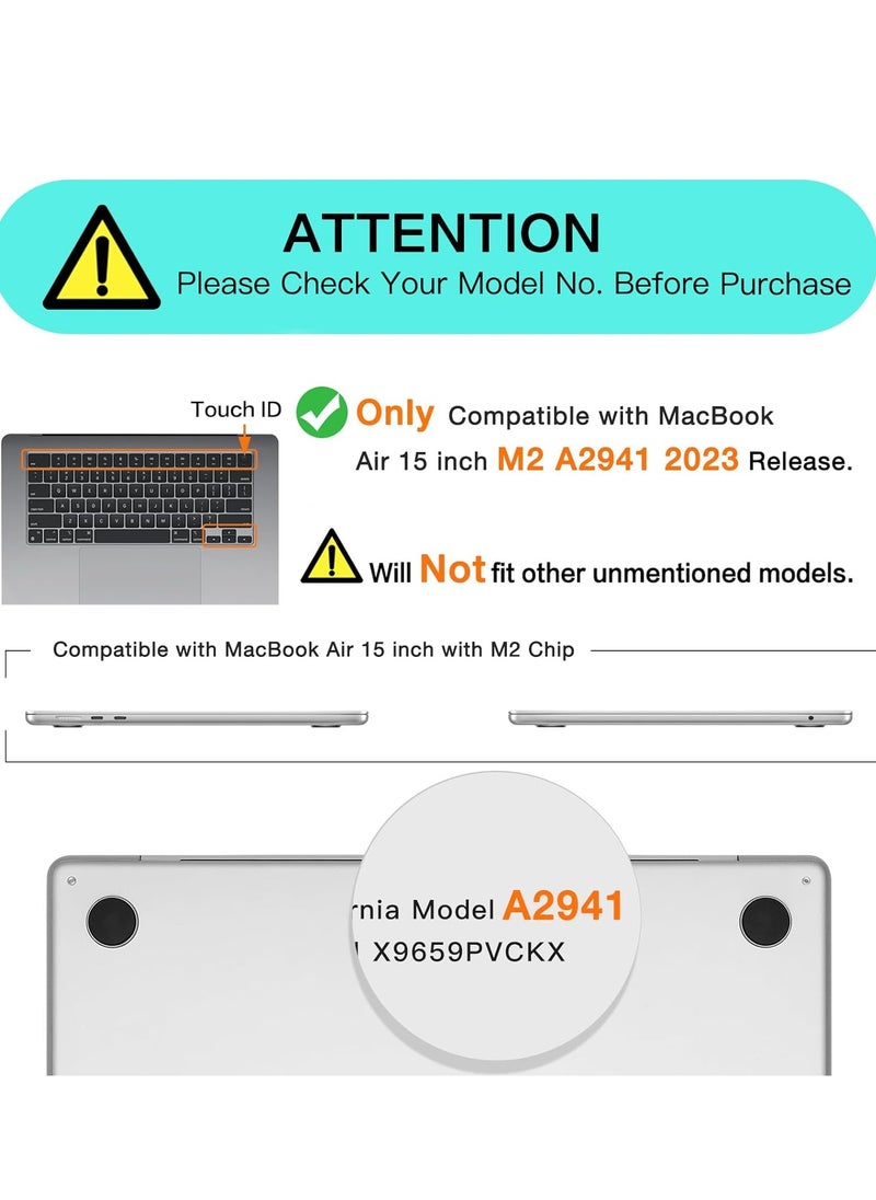 Generic - 1Pack Privacy Screen Protector for Macbook Air 15 inch 2022 M2 (A2941)/2024 M3(A3114)/2025 M4(A3241),Magnetic Installation Screen Protector, Anti-Blue Light Screen Filter, Compatible with Macbook Air 15.3 inch - Image 1