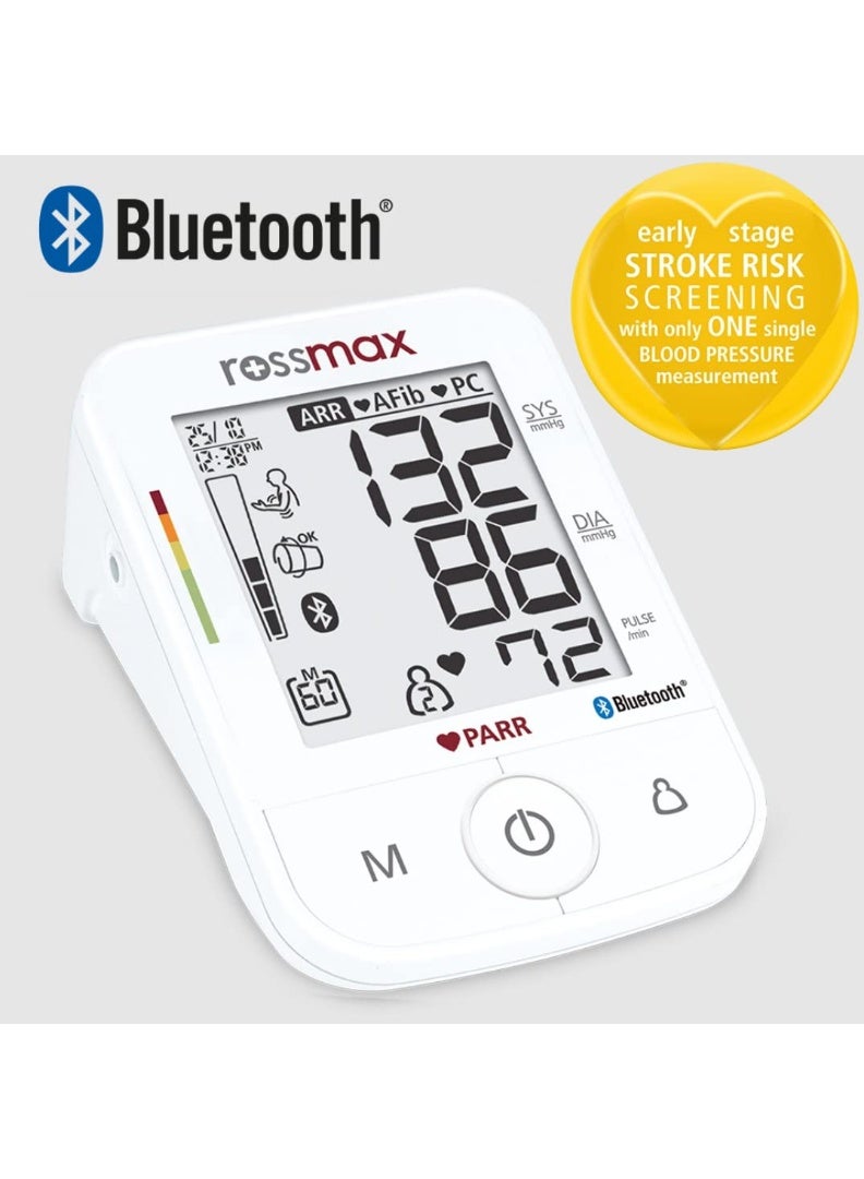 Rossmax X5 Automatic Blood Pressure Monitor with PARR Technology| Bluetooth Connectivity| Arrhythmia Detection (ARR)| Atrial Fibrillation Detection (AFib)| Most accurate BP checking instruments - Image 4