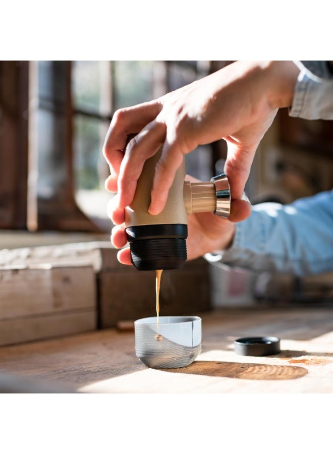 Portable Espresso Maker Compatible with Nespresso Original Capsules and Compatibles, Manually Operated, 18 Bar Small Handheld Coffee Machine for Travel, Camping - Image 3