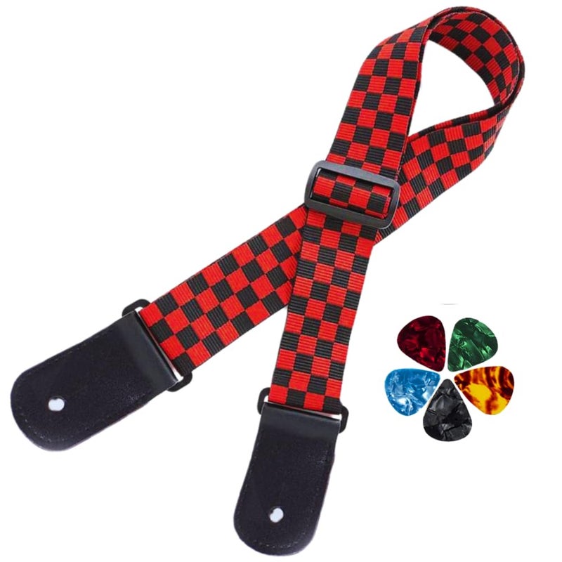 Mocking Bird Guitar Strap for Acoustic Adjustable Buckle Electric Guitar Strap Polyester Guitar Belt For Acoustic/Bass/Electric Guitars - Image 1